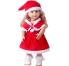 2020 New Christmas Pajamas Doll Clothes Popular Christmas Clothes Suit 18  Inch Girl Doll Clothes Plush Christmas Suit|Dolls| - AliExpress